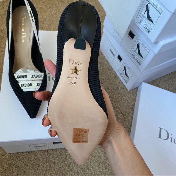 NWT Christian Dior J'Adior Black Mesh Pump - Picture 15 of 15